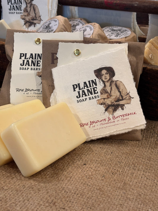 Rose Absolute | Buttermilk, Tallow & Lard Soap Bar 6oz